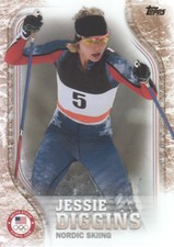 2018 Topps U.S. Olympic Team Bronze Parallel #USA-11 Jessie Diggins