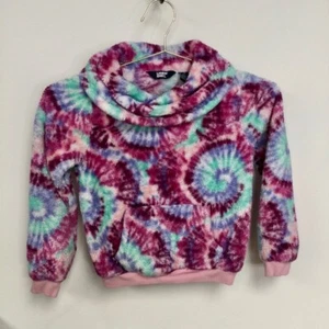 Girls Lands' End Pullover Hoodie M/8 Multi-color Tie Dye - Picture 1 of 11