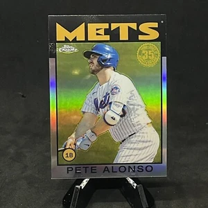 2021 Topps Chrome Pete Alonso 1986 35th Anniversary Refractor - Bild 1 von 2