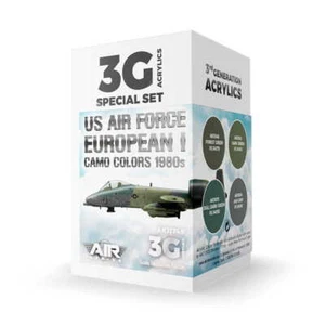 AK INTERACTIVE 11749 - US Air Force European I Camo Color 80er Jahre Lackset - Bild 1 von 2