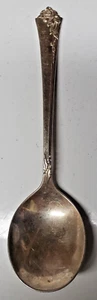 STERLING HEIRLOOM DAMASK ROSE ROUND BOWL SOUP SPOON 6 1/2"-FREE US SHIP-NO MONOS - Picture 1 of 4