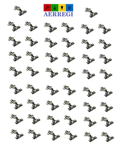 50 PEZZI CERNIERE CON BASETTE PER CUCINA MODELLO SALICE DIAM.35 MM COLLO DRITTO - Bild 1 von 3