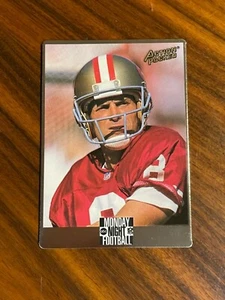 Tarjeta de fútbol americano promocional 1994 prototipos llenos de acción Steve Young #MNF941 HOF - Imagen 1 de 2