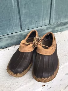 Womens Vintage Maine L L Bean Low Ankle Duck Boots Size 6 EE - Bild 1 von 5