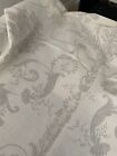 Laura Ashley Josette Off White/ Dove Grey Linen Fabric 83cm W By 180cm Length
