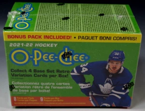 O-PEE-CHEE 2021-22 HOCKEY BOX SET HOCKEY SEALED BLASTER BOX NIB - Picture 1 of 5