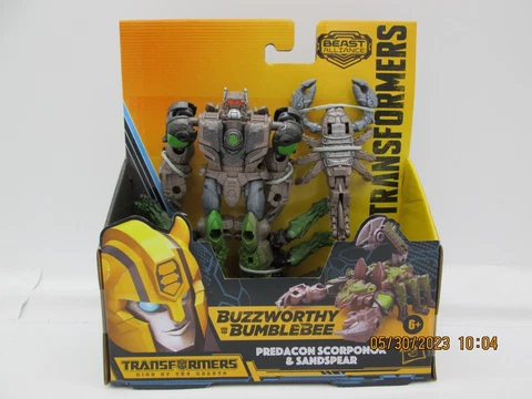 Transformers Buzzworthy Bumblebee Predacon Scorponok and Sandspear ROTB H2 Cover