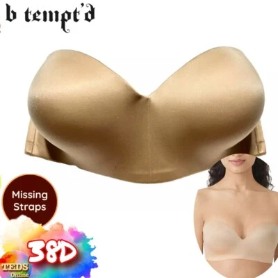 NWD b.tempt'd by Wacoal 38D Future Foundation Wireless Strapless 954281 Nude - Image 1 of 4