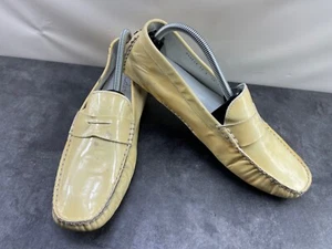 Cole Haan Women Shoes Yellow 11B Patent slip On Casual Driving Loafers Flats - Picture 1 of 16