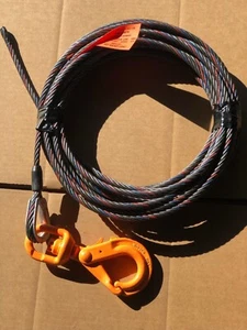Gancho de bloqueo automático giratorio para ojos de 3/8" con línea de cabrestante C de 50', 75', 100' o 150' F - Imagen 1 de 1