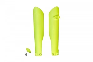 Rod Boots Fork Covers Husqvarna te TC fe FC Yellow Fluo UFO - Picture 1 of 1