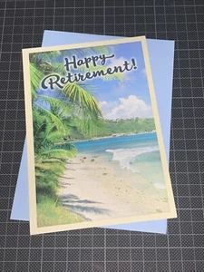 Hallmark Happy Retirement Card: Beach Vacation Any Other Kind Congratulations - Bild 1 von 6