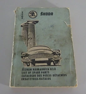 Teilekatalog Skoda Octavia Typ 702 / Super Typ 703 / Combi Typ 703C Stand 1962 - Bild 1 von 4