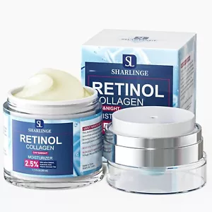 Crema hidratante de día y noche con retinol Sharlings 2,5% - 50 ml / 1,7 fl oz - Imagen 1 de 1