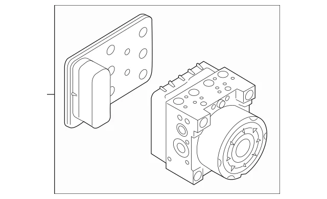 ABS 泵总成 - 正品奥迪大众 (3Q0-614-517-AF-BEF) — 第 1/1 张图片