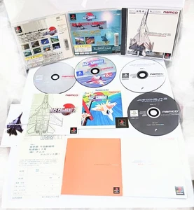 Ace Combat 1 2 3 Lot of 3 W/ Instruction Sony Playstation 1 Namco From Japan - Picture 1 of 24