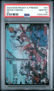 Mickey Mouse PSA 10 KAKAWOW HOTBOX MICKEY & FRIENDS CHEERFUL TIMES 2023 3D #01 - Picture 1 of 2