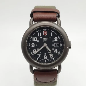 Swiss Army Calvary Watch Women 31mm Black Dial Date Swiss Made New Battery - Picture 1 of 16