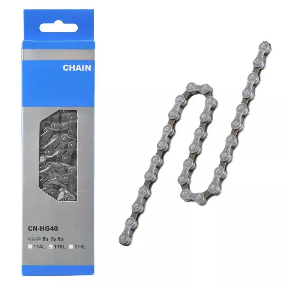 CN-HG40 FÜR SHIMANO 6/ 7/ 8 Fach 116 Glieder Fahrradkette Mountainbike Kette - Bild 1 von 4