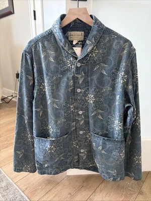 Double RL RRL Wilson Printed Overshirt Large $495 NWT L - Image 1 of 4