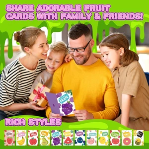 PACK 36 tarjetas de felicitación, rascar y olfatear tarjetas de felicitación surtidas para niños escuela... - Imagen 1 de 7