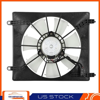 Conjunto de ventilador de refrigeração condensador elétrico compatível com 2010-2012 Honda Odyssey - Imagem 1 de 4