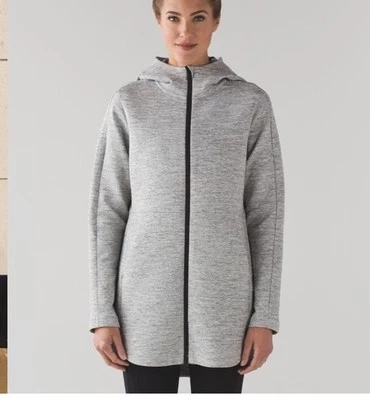 Lululemon Going Places Hooded Jacket, Size 6 Grey - Imagem 1 de 4