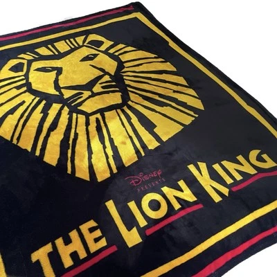 Manta polar de felpa Disney EL REY LEÓN Broadway Show 50"x60" excelente estado Foto 1 de 4