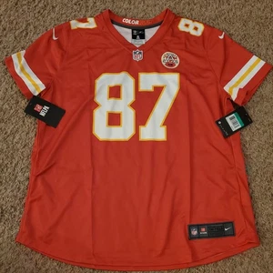 Nike Nfl Kansas City Chiefs Travis Kelse Color Rush Jersey Nwt Womens Xl - Picture 1 of 11