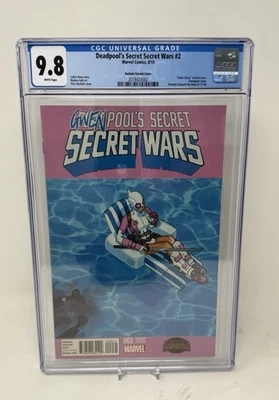 Deadpool’s Secret Wars #2 CGC 9.8  Bachalo variant 2015 1st App Gwenpool Marvel - Image 1 of 2