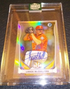 224 Topps Bomwan Archves Lance Mccullers Houston Astros Auto /24 #BM-HA - Picture 1 of 24