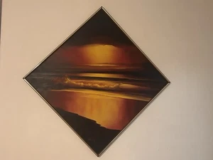 Original Acrylic Seascape  painting on canvas .Titled “ Hawaii Waves “.  (LARGE) - Picture 1 of 7