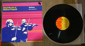 YEHUDI MENUHIN AND STEPHANE GRAPPELLI JEALOUSY HITS OF THE THIRTIES LP VINYL - Picture 1 of 3