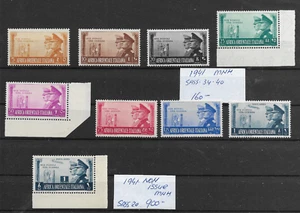 ITALIAN EAST AFRICA @ 1941 WWII Complete Set MNH NICE PRICED @ It.246 - Picture 1 of 1