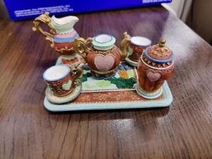 Vintage Tree / Heart Mini Tea Set - Picture 1 of 9