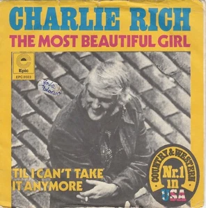 CHARLIE RICH THE MOST BEAUTIFUL GIRL ORIGINAL 1974 RECORD YUGOSLAVIA 7" PS - Picture 1 of 3