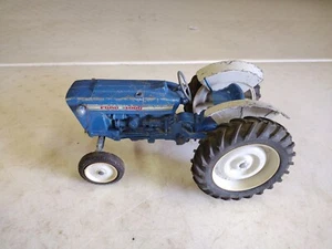 Vintage Ertl 1/12 Scale Ford 4000 Blue & Grey Tractor 3 Point Hitch - Picture 1 of 19