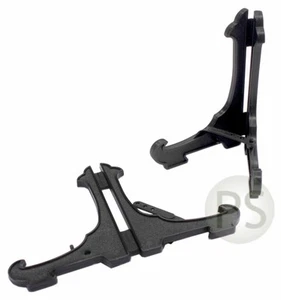Supporto display mini plastica: piastra, moneta, carta, medaglia: 5 cm, 2"" NUOVO: B2"" nero - Foto 1 di 2