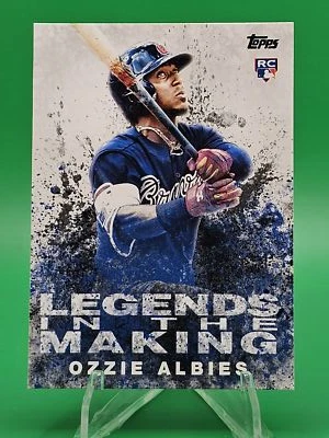 2018 Topps #LITM-4 Ozzie Albies Rookie RC Legends in the Making (Series 2) - Image 1 of 2