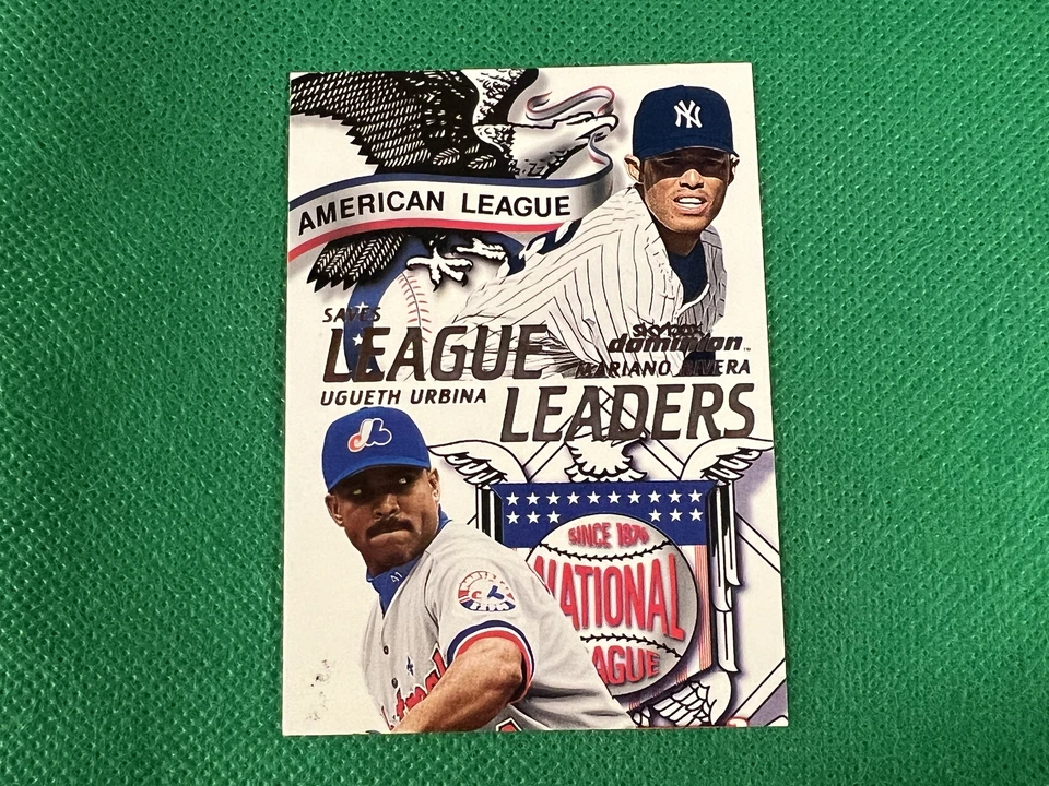 SkyBox Dominion #8 Ugueth Urbina Mariano Rivera LL 2000 Yankees Expos Foto 1 de 1