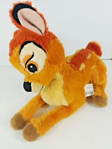 Vintage Disney Store Exclusive Bambi plush 9 1/2 X 13 ~longer hair softer body - Picture 1 of 12