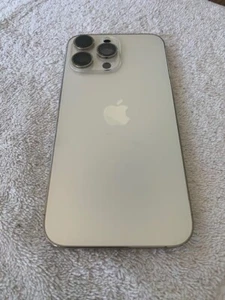Original iPhone Apple 14 Pro Max Carcasa Trasera Cristal Dorado (A) - Imagen 1 de 6