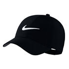 Nike Golf 892651-010 Legacy 91 Tech Cap DRI-FIT Women Hat Swoosh Black/White
