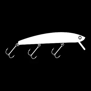 Rapala Fishing Hook Lure Car Truck Window Laptop Wall Vinyl Decal Sticker. - Picture 1 of 2