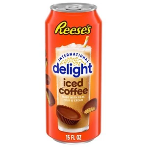 Bebidas de café International Delight Iced Coffee REESE'S Grab and Go (paquete de 12) - Imagen 1 de 12
