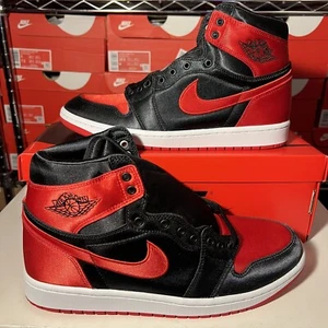 Größe 11,5 - Damen Air Jordan 1 Retro High OG Satin Bred 2023 Neu FD4810-061 - Bild 1 von 6