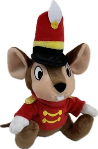 Disney Parks Plush Dumbo Timothy Mouse Wearing Red Gold Jacket and Hat 9.5 Inch - Picture 1 of 3