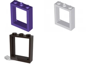 20x LEGO® Part 51239 - Window 1 x 3 x 3 Flat Front - Imagen 1 de 4
