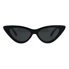 Women's Vintage Cat Eye Sunglasses Lolita Fashion Skinny Shades Uv400