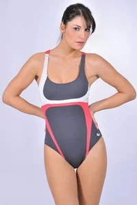 COSTUME DONNA INTERO DAVID AQUA WEAR PISCINA MARE WOMAN TAGLIE 42 - 44 - 46 - 48 - Picture 1 of 2